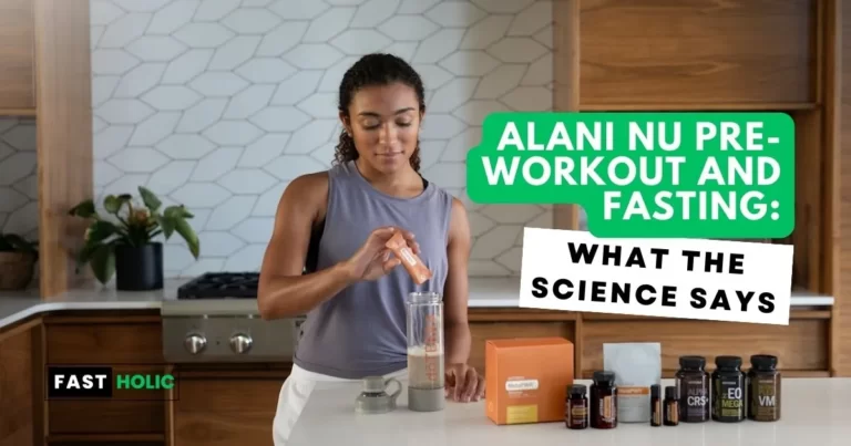 does alani nu pre workout break a fast