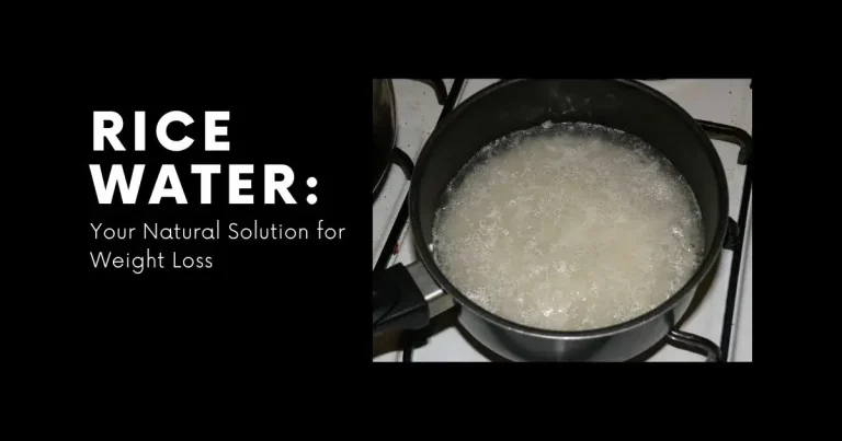 how to make rice water for weight loss